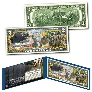 Vietnam Veteran "Honoring All" Colorized  Bill VIETNAMVETS_TWO - Merrick Mint
