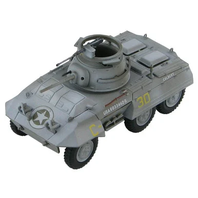 M8 Light Armored Car 1/72 Die Cast Model Ardennes Forest, Dec 1944 - Hobby Master