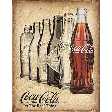 Coca-Cola "The Real Thing" Metal Sign