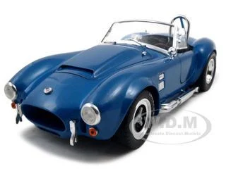 1966 Shelby Cobra Super Snake Blue 1/18 Diecast Model Car by Shelby Collectibles - Shelby Models