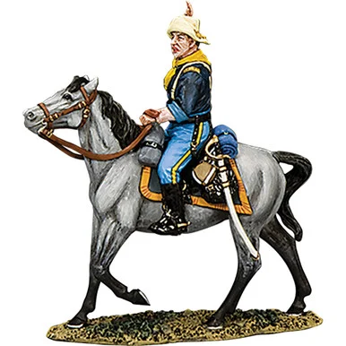 U.S. Cavalry Mounted "Halt!" 1/30 Figure - King and Country