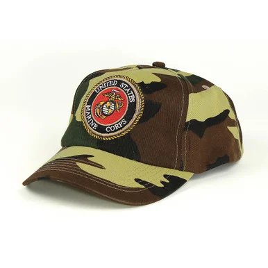 U.S. Marines Woodland Camo Cap - Ruffin Flag Company