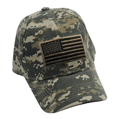 Camo U.S. Flag Cap - SZCO Supplies