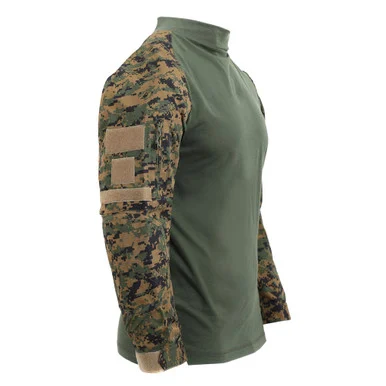 Tactical Combat Long-Sleeve Shirt - Camo