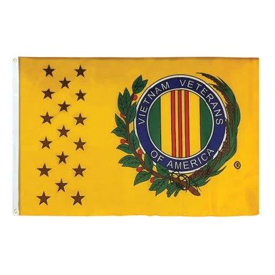 Vietnam Veterans of America Yellow Flag - Ruffin Flag Company