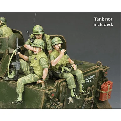 3-Piece USMC Tank Riders 1/30 Figure Set