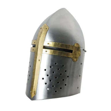 Silver Crusader Helmet - SZCO Supplies