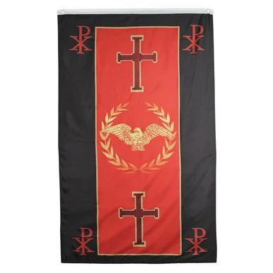 Christian Roman Empire Vertical Flag - Ruffin Flag Company