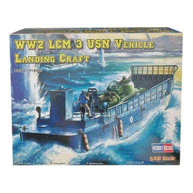 LCM 3 USN Landing Craft 1/48 Kit - Hobby Boss