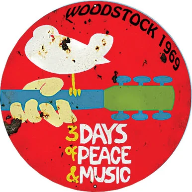 Woodstock 1969 Metal Sign - Reedyville Goods