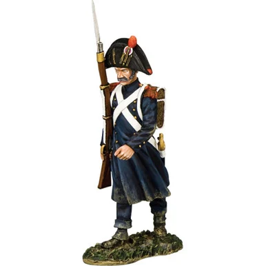 French Old Guard Shoulder Arms w/ Musket on Right Shoulder - King and Country