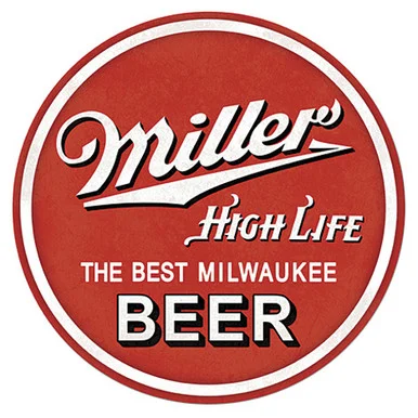 Miller High Life Metal Sign - Desperate Enterprises