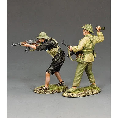 2-Piece NVA/VC Assault Team 1/30 Figure Set