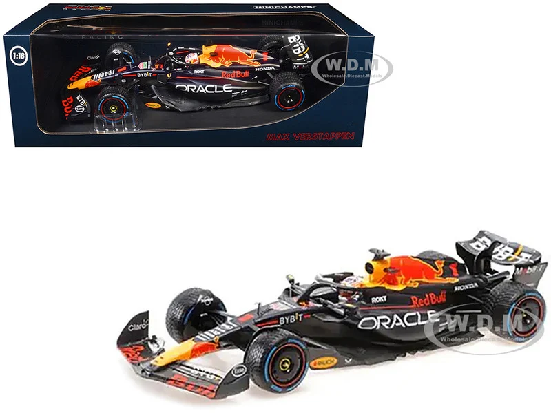 Red Bull Racing RB19 #1 Max Verstappen "Oracle" Winner F1 Formula One "Dutch GP" (2023) with Driver Limited Edition to 230 pieces Worldwide 1/18 Diecast Model Car by Minichamps - Formula 1 Models