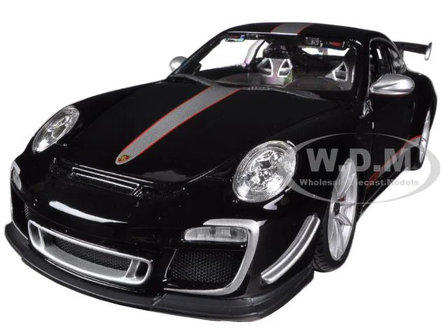 Porsche 911 GT3 RS 4.0 Black 1/18 Diecast Model Car by Bburago - Porsche Models