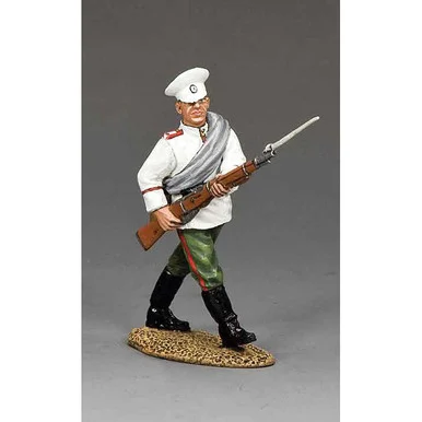 Russian Soldier Marching with Rifle 1/30 Figure - King and Country