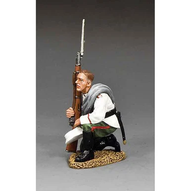 Russian Soldier Honoring the Icon 1/30 Figure - King and Country