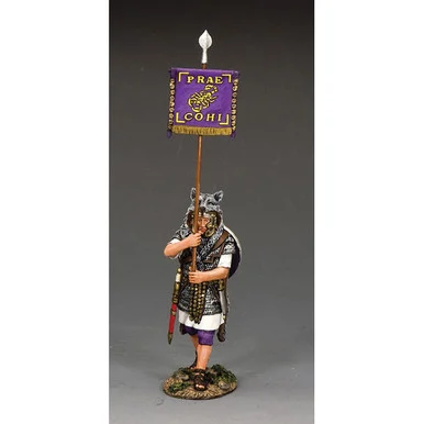 Roman Praetorian Cohort Standard Bearer 1/30 Figure - King and Country