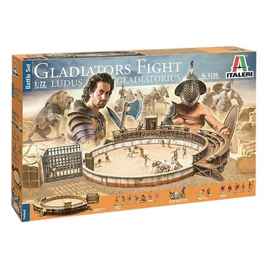 Roman Gladiators Fighting Arena 1/72 Kit - Italeri