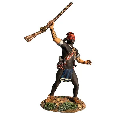 Native Warrior Yelling War Cry 1/30 Figure - William Britain