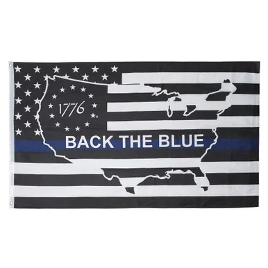 "Back the Blue" U.S. Map 1776 Flag - Ruffin Flag Company