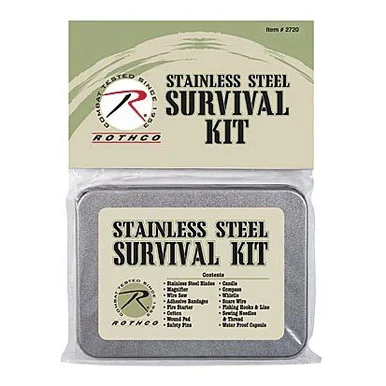 Tactical Survival Kit in Tin Box - Rothco
