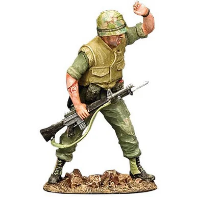 U.S. Marine Shouting NCO 1/30 Figure - King and Country