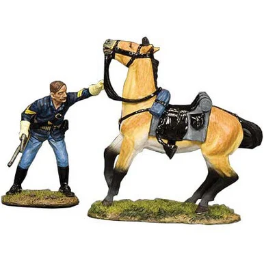 Holding on to His Horse 1/30 Figure - King and Country
