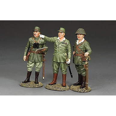 3-Piece Japanese Command Group 1/30 Figure Set