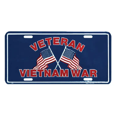 Vietnam Veteran Patriotic License Plate - Signs 4 Fun