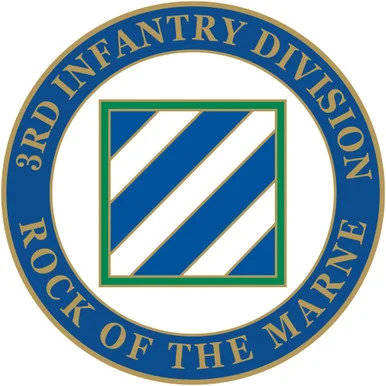 3rd Div Lapel Pin Eagle Emblems (P12215)