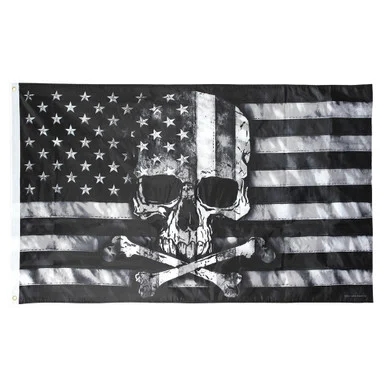 Vintage Skull and Bones U.S. Flag - Ruffin Flag Company
