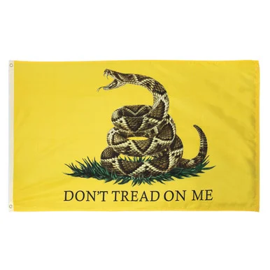 Gadsden Flag with Real Snake - Ruffin Flag Company