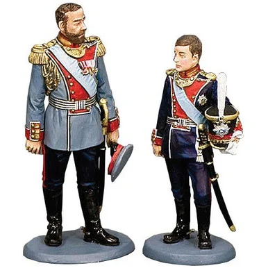 2-PC Czar Nicholas II and Tsarevich Alexei 1/30 Figure Set