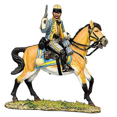 Confederate Cavalry Officer 1/30 Figure - King and Country