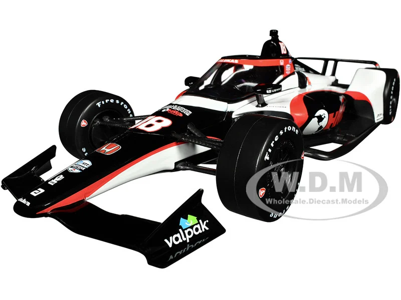 Dallara IndyCar #18 David Malukas "HMD Trucking" Dale Coyne Racing with HMD Motorsports "NTT IndyCar Series" (2022) 1/18 Diecast Model Car by Greenlight - Indy Car Models