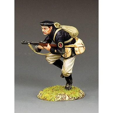 Russian Naval Infantry Charging w/PPSH41 1/30 Figure - King and Country