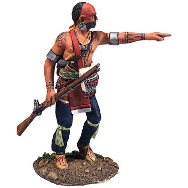 Native Warrior Pointing 1/30 Figure - William Britain