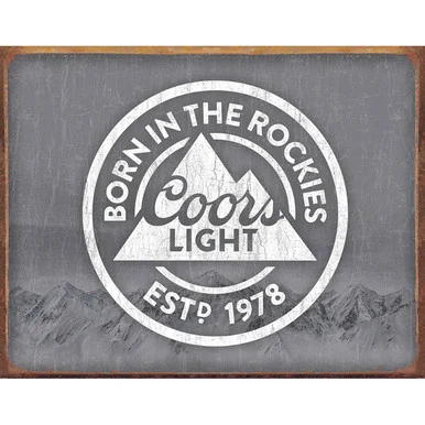 Coors Light Metal Sign - Desperate Enterprises