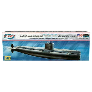 SSN 571 Nautilus Submarine 1/300 Kit - Atlantis Models