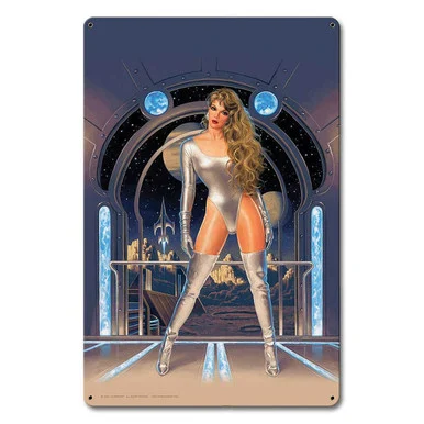 Lunar Fantasy Metal Sign - Vintage Sign Co.