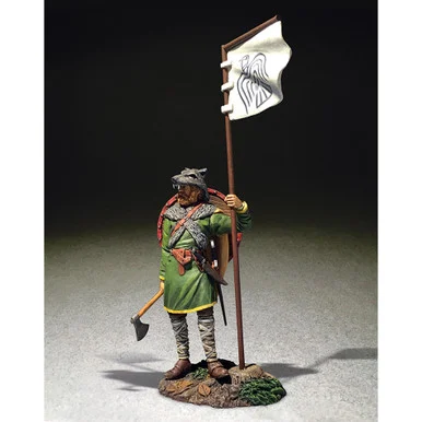 Viking with Raven Banner 1/30 Figure - William Britain