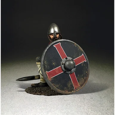 Saxon Shield Wall Defender 1/30 Figure - William Britain