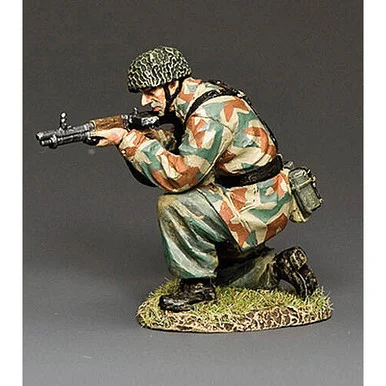 Fallschirmjager Kneeling Firing FG42 1/30 Figure - King and Country
