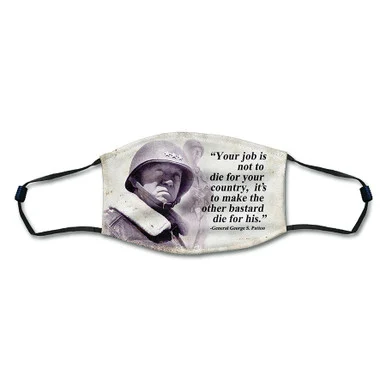 Patton Quote Facemask - Vintage Sign Co.