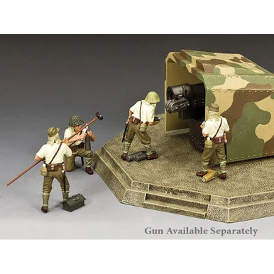 4-Piece Japanese Coast Gun Crew 1/30 Figure Set