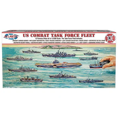 U.S. Navy Task Force 1/1200 Kit Set - Atlantis Models