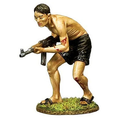 Vietcong Sapper w AK47 1/30 Figure - King and Country