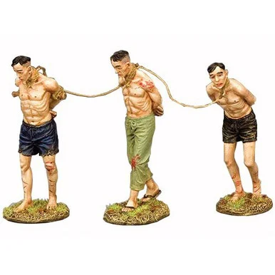 Three Vietcong Captured Set 1/30 Figure Set - King and Country