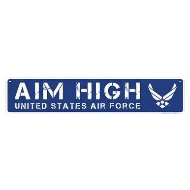 Metal Street Sign - Air Force